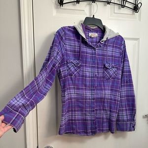 OP Hooded Flannel Shirt